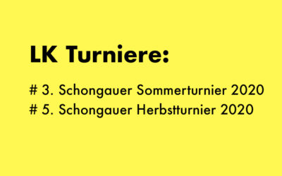 LK Turniere 2020