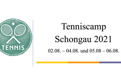 Tenniscamp Schongau 2021